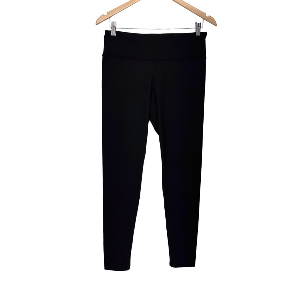 Felina Sueded Lightweight Black Mid Rise Leggings Super Soft Peached Size Large